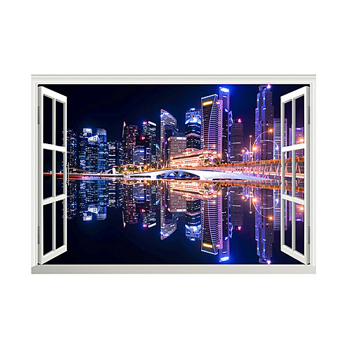 3D False Window City Night View Home Children's Room Background Decoration Can Be Removed Stickers
3D False Window City Night View Home Children's Room Background Decoration Can Be Removed Stickers