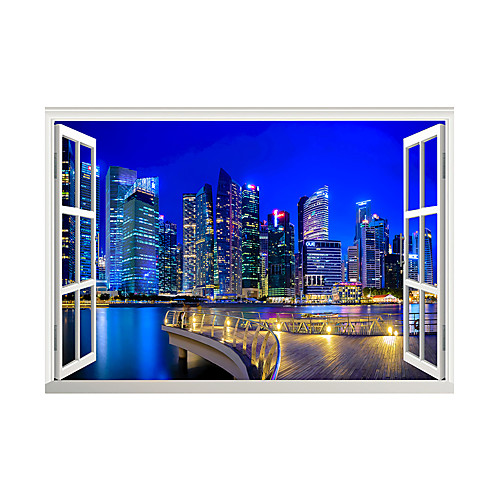 3D False Window City Night View Home Children's Room Background Decoration Can Be Removed Stickers
3D False Window City Night View Home Children's Room Background Decoration Can Be Removed Stickers