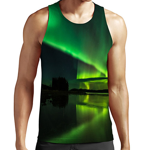 Men's Unisex Tank Top Undershirt 3D Print Scenery Graphic Prints Plus Size Print Sleeveless Casual Tops Basic Fashion Designer Breathable Green
Men's Unisex Tank Top Undershirt 3D Print Scenery Graphic Prints Plus Size Print Sleeveless Casual Tops Basic Fashion Designer Breathable Green