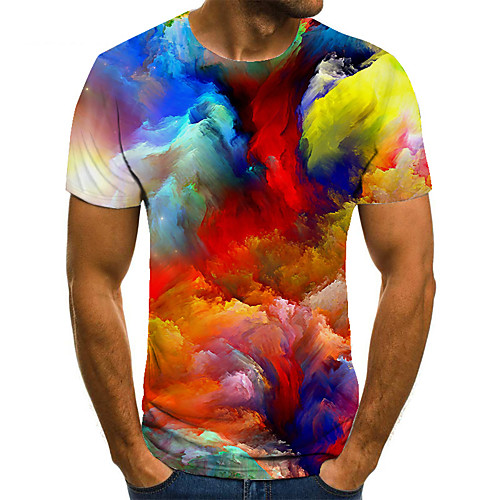 Men's Unisex Tee T shirt 3D Print Rainbow Graphic Prints Plus Size Print Short Sleeve Casual Tops Basic Fashion Designer Big and Tall Rainbow
Men's Unisex Tee T shirt 3D Print Rainbow Graphic Prints Plus Size Print Short Sleeve Casual Tops Basic Fashion Designer Big and Tall Rainbow