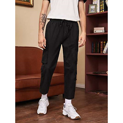 Men's Cargo Outdoor Sports Casual Sports Pants Tactical Cargo Pants Solid Color Full Length Sporty Black
Men's Cargo Outdoor Sports Casual Sports Pants Tactical Cargo Pants Solid Color Full Length Sporty Black