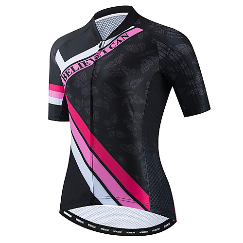 21Grams Women's Short Sleeve Cycling Jersey Summer Spandex Polyester Black Stripes Butterfly Bike Jersey Top Mountain Bike MTB Road Bike Cycling Quick Dry Moisture Wicking Breathable Sports Clothing
21Grams Women's Short Sleeve Cycling Jersey Summer Spandex Polyester Black Stripes Butterfly Bike Jersey Top Mountain Bike MTB Road Bike Cycling Quick Dry Moisture Wicking Breathable Sports Clothing