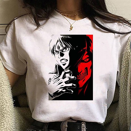 Inspired by Attack on Titan Cosplay Anime Cartoon Polyester / Cotton Blend Print Harajuku Graphic Kawaii T-shirt For Women's / Men's
Inspired by Attack on Titan Cosplay Anime Cartoon Polyester / Cotton Blend Print Harajuku Graphic Kawaii T-shirt For Women's / Men's