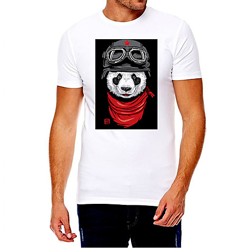 Men's Unisex Tee T shirt Hot Stamping Graphic Prints Panda Soldier Plus Size Print Short Sleeve Casual Tops Cotton Basic Fashion Designer Big and Tall White
Men's Unisex Tee T shirt Hot Stamping Graphic Prints Panda Soldier Plus Size Print Short Sleeve Casual Tops Cotton Basic Fashion Designer Big and Tall White