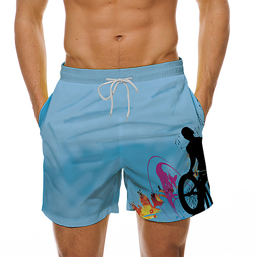 Men's Casual Designer Quick Dry Breathable Beach Swimming Pool Shorts Bermuda shorts Board Shorts Pants Graphic Prints Bicycle Short 3D Print Drawstring Elastic Waist Blue / Summer
Men's Casual Designer Quick Dry Breathable Beach Swimming Pool Shorts Bermuda shorts Board Shorts Pants Graphic Prints Bicycle Short 3D Print Drawstring Elastic Waist Blue / Summer