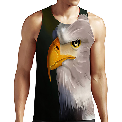 Men's Unisex Tank Top Undershirt 3D Print Graphic Prints Eagle Animal Plus Size Print Sleeveless Casual Tops Basic Designer Big and Tall Black
Men's Unisex Tank Top Undershirt 3D Print Graphic Prints Eagle Animal Plus Size Print Sleeveless Casual Tops Basic Designer Big and Tall Black
