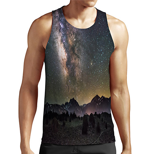 Men's Unisex Tank Top Undershirt 3D Print Galaxy Graphic Prints Plus Size Print Sleeveless Casual Tops Basic Designer Big and Tall Gray
Men's Unisex Tank Top Undershirt 3D Print Galaxy Graphic Prints Plus Size Print Sleeveless Casual Tops Basic Designer Big and Tall Gray