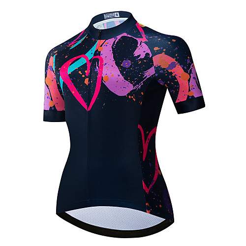 21Grams Women's Short Sleeve Cycling Jersey Summer Spandex Polyester Black Heart Bike Jersey Top Mountain Bike MTB Road Bike Cycling Quick Dry Moisture Wicking Breathable Sports Clothing Apparel
21Grams Women's Short Sleeve Cycling Jersey Summer Spandex Polyester Black Heart Bike Jersey Top Mountain Bike MTB Road Bike Cycling Quick Dry Moisture Wicking Breathable Sports Clothing Apparel