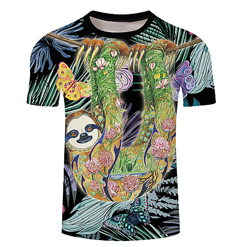 Men's Unisex Tee T shirt 3D Print Plants Graphic Prints Animal Plus Size 3D Print Short Sleeve Casual Tops Basic Designer Big and Tall Green Dark Green
Men's Unisex Tee T shirt 3D Print Plants Graphic Prints Animal Plus Size 3D Print Short Sleeve Casual Tops Basic Designer Big and Tall Green Dark Green