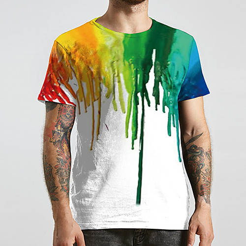 Men's Unisex Tee T shirt 3D Print Graphic Prints Graffiti Plus Size Print Short Sleeve Casual Tops Basic Designer Big and Tall White
Men's Unisex Tee T shirt 3D Print Graphic Prints Graffiti Plus Size Print Short Sleeve Casual Tops Basic Designer Big and Tall White