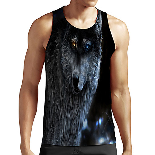 Men's Unisex Tank Top Undershirt 3D Print Graphic Prints Wolf Plus Size Print Sleeveless Casual Tops Basic Designer Big and Tall Black
Men's Unisex Tank Top Undershirt 3D Print Graphic Prints Wolf Plus Size Print Sleeveless Casual Tops Basic Designer Big and Tall Black
