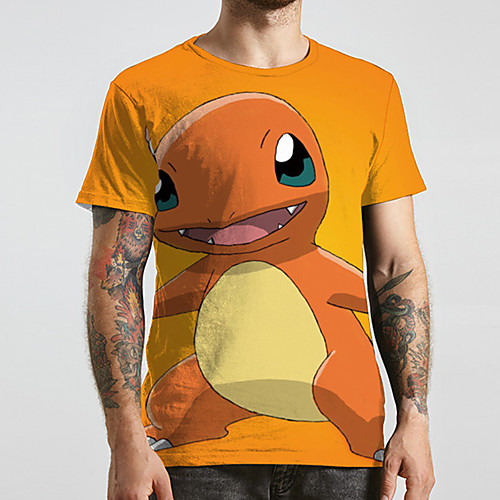 Men's Unisex Tee T shirt 3D Print Graphic Prints Dinosaur Plus Size Print Short Sleeve Casual Tops Basic Designer Big and Tall Yellow
Men's Unisex Tee T shirt 3D Print Graphic Prints Dinosaur Plus Size Print Short Sleeve Casual Tops Basic Designer Big and Tall Yellow