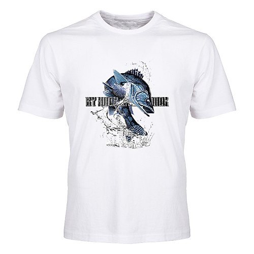 Men's Unisex Tee T shirt Hot Stamping Graphic Prints Fish Animal Plus Size Print Short Sleeve Casual Tops Cotton Basic Fashion Designer Big and Tall White Black Blue
Men's Unisex Tee T shirt Hot Stamping Graphic Prints Fish Animal Plus Size Print Short Sleeve Casual Tops Cotton Basic Fashion Designer Big and Tall White Black Blue