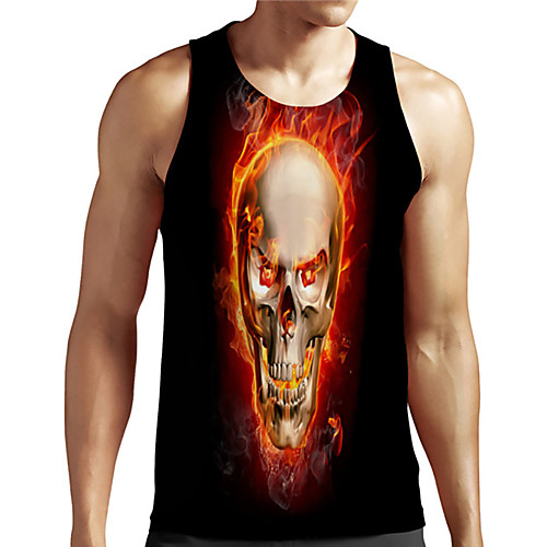 Men's Unisex Tank Top Undershirt 3D Print Graphic Prints Skull Plus Size Print Sleeveless Casual Tops Basic Designer Big and Tall Red
Men's Unisex Tank Top Undershirt 3D Print Graphic Prints Skull Plus Size Print Sleeveless Casual Tops Basic Designer Big and Tall Red