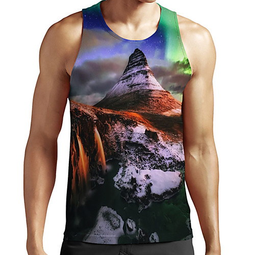 Men's Unisex Tank Top Undershirt 3D Print Scenery Graphic Prints Plus Size Print Sleeveless Casual Tops Basic Fashion Designer Breathable Blue
Men's Unisex Tank Top Undershirt 3D Print Scenery Graphic Prints Plus Size Print Sleeveless Casual Tops Basic Fashion Designer Breathable Blue