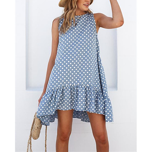 2021 european and american cross-border spring and summer new style polka dot print small fresh sweet irregular dress 8205
2021 european and american cross-border spring and summer new style polka dot print small fresh sweet irregular dress 8205