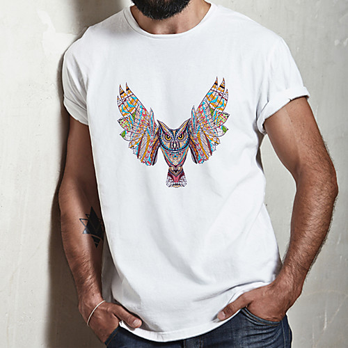 Men's Unisex Tee T shirt Hot Stamping Graphic Prints Wings Plus Size Print Short Sleeve Casual Tops Cotton Basic Fashion Designer Big and Tall White
Men's Unisex Tee T shirt Hot Stamping Graphic Prints Wings Plus Size Print Short Sleeve Casual Tops Cotton Basic Fashion Designer Big and Tall White