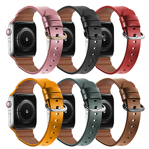 Smart Watch Band for Apple iWatch 1 pcs Classic Buckle Genuine Leather Replacement Wrist Strap for Apple Watch Series SE / 6/5/4/3/2/1
Smart Watch Band for Apple iWatch 1 pcs Classic Buckle Genuine Leather Replacement Wrist Strap for Apple Watch Series SE / 6/5/4/3/2/1