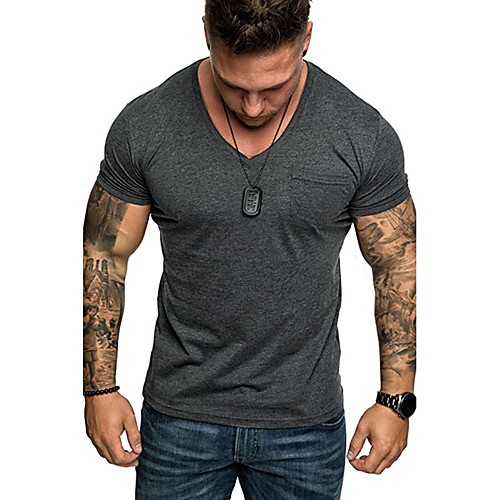 Men's T shirt non-printing Plain Short Sleeve Casual Tops White Black Dark Gray
Men's T shirt non-printing Plain Short Sleeve Casual Tops White Black Dark Gray