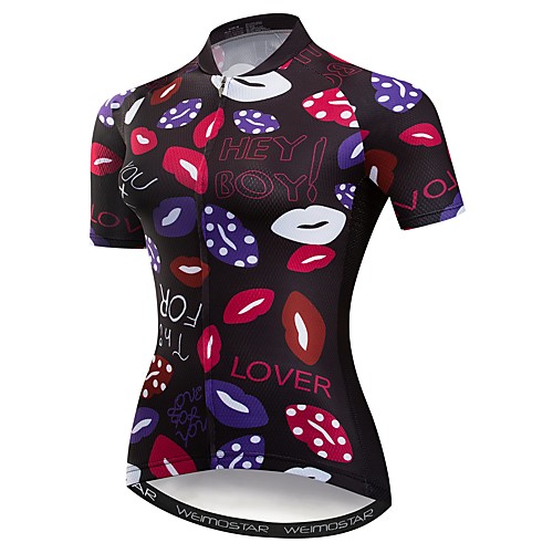 21Grams Women's Short Sleeve Cycling Jersey Summer Spandex Polyester Black Bike Jersey Top Mountain Bike MTB Road Bike Cycling Quick Dry Moisture Wicking Breathable Sports Clothing Apparel / Stretchy
21Grams Women's Short Sleeve Cycling Jersey Summer Spandex Polyester Black Bike Jersey Top Mountain Bike MTB Road Bike Cycling Quick Dry Moisture Wicking Breathable Sports Clothing Apparel / Stretchy