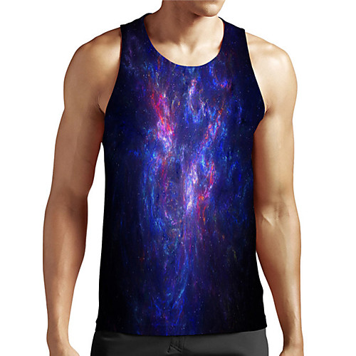 Men's Unisex Tank Top Undershirt 3D Print Galaxy Graphic Prints Plus Size Print Sleeveless Casual Tops Basic Designer Big and Tall Blue
Men's Unisex Tank Top Undershirt 3D Print Galaxy Graphic Prints Plus Size Print Sleeveless Casual Tops Basic Designer Big and Tall Blue