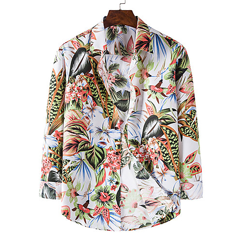 Men's Shirt Other Prints Graphic Leaves Long Sleeve Casual Tops Casual White Black Blue
Men's Shirt Other Prints Graphic Leaves Long Sleeve Casual Tops Casual White Black Blue