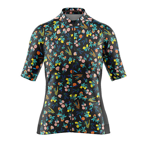 21Grams Women's Short Sleeve Cycling Jersey Summer Spandex Polyester Black Floral Botanical Bike Jersey Top Mountain Bike MTB Road Bike Cycling Quick Dry Moisture Wicking Breathable Sports Clothing
21Grams Women's Short Sleeve Cycling Jersey Summer Spandex Polyester Black Floral Botanical Bike Jersey Top Mountain Bike MTB Road Bike Cycling Quick Dry Moisture Wicking Breathable Sports Clothing