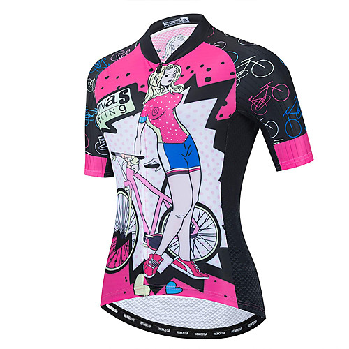 21Grams Women's Short Sleeve Cycling Jersey Summer Spandex Polyester Rose Red Bike Jersey Top Mountain Bike MTB Road Bike Cycling Quick Dry Moisture Wicking Breathable Sports Clothing Apparel
21Grams Women's Short Sleeve Cycling Jersey Summer Spandex Polyester Rose Red Bike Jersey Top Mountain Bike MTB Road Bike Cycling Quick Dry Moisture Wicking Breathable Sports Clothing Apparel