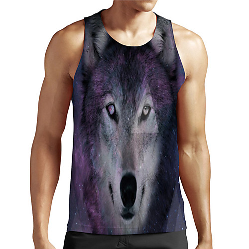 Men's Unisex Tank Top Undershirt 3D Print Graphic Prints Wolf Plus Size Print Sleeveless Casual Tops Basic Designer Big and Tall Gray
Men's Unisex Tank Top Undershirt 3D Print Graphic Prints Wolf Plus Size Print Sleeveless Casual Tops Basic Designer Big and Tall Gray