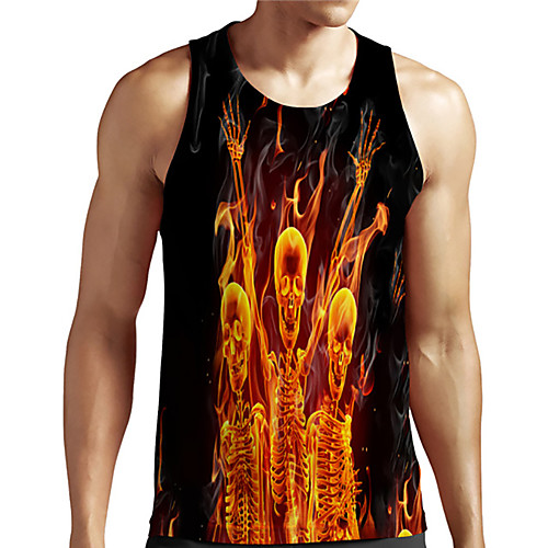 Men's Unisex Tank Top Undershirt 3D Print Graphic Prints Skull Plus Size Print Sleeveless Casual Tops Basic Designer Big and Tall Red
Men's Unisex Tank Top Undershirt 3D Print Graphic Prints Skull Plus Size Print Sleeveless Casual Tops Basic Designer Big and Tall Red