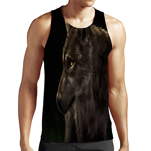 Men's Unisex Tank Top Undershirt 3D Print Graphic Prints Wolf Plus Size Print Sleeveless Casual Tops Basic Designer Big and Tall Black
Men's Unisex Tank Top Undershirt 3D Print Graphic Prints Wolf Plus Size Print Sleeveless Casual Tops Basic Designer Big and Tall Black