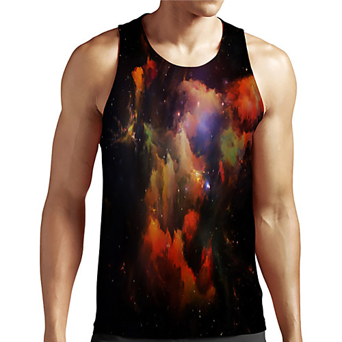Men's Unisex Tank Top Undershirt 3D Print Galaxy Graphic Prints Plus Size Print Sleeveless Casual Tops Basic Designer Big and Tall Red
Men's Unisex Tank Top Undershirt 3D Print Galaxy Graphic Prints Plus Size Print Sleeveless Casual Tops Basic Designer Big and Tall Red
