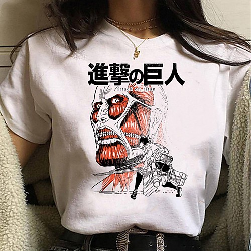 Inspired by Attack on Titan Cosplay Anime Cartoon Polyester / Cotton Blend Print Harajuku Graphic Kawaii T-shirt For Women's / Men's
Inspired by Attack on Titan Cosplay Anime Cartoon Polyester / Cotton Blend Print Harajuku Graphic Kawaii T-shirt For Women's / Men's