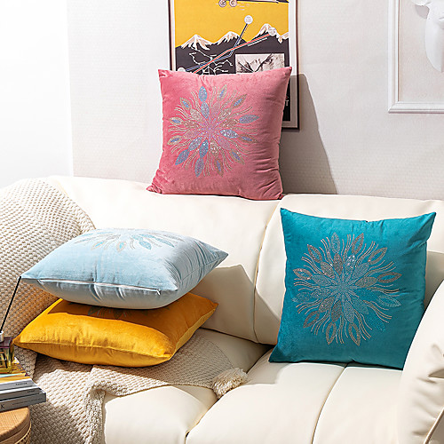 Luxury Cushion Cover Thickened Color Holland Velvet Flower Pattern Hot Drilling Pillowcase Outdoor Cushion Patio Throw Pillow Covers for Garden Farmhouse Bench Couch
Luxury Cushion Cover Thickened Color Holland Velvet Flower Pattern Hot Drilling Pillowcase Outdoor Cushion Patio Throw Pillow Covers for Garden Farmhouse Bench Couch