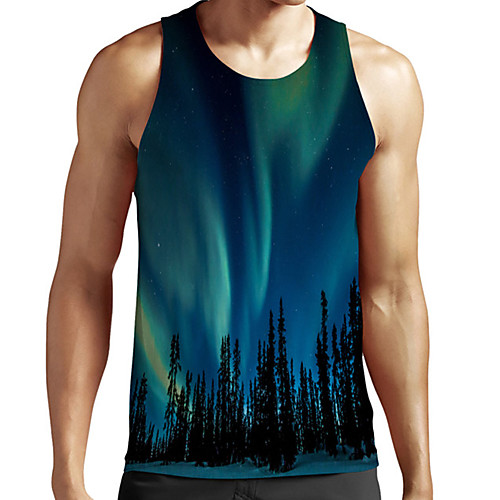 Men's Unisex Tank Top Undershirt 3D Print Scenery Graphic Prints Plus Size Print Sleeveless Casual Tops Basic Fashion Designer Breathable Blue
Men's Unisex Tank Top Undershirt 3D Print Scenery Graphic Prints Plus Size Print Sleeveless Casual Tops Basic Fashion Designer Breathable Blue