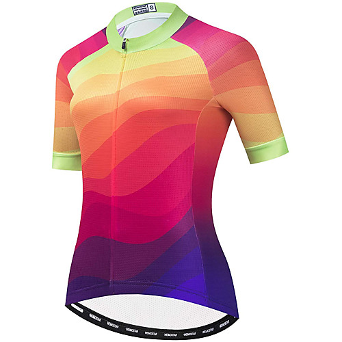 21Grams Women's Short Sleeve Cycling Jersey Summer Spandex Polyester Orange Rainbow Gradient Bike Jersey Top Mountain Bike MTB Road Bike Cycling Quick Dry Moisture Wicking Breathable Sports Clothing
21Grams Women's Short Sleeve Cycling Jersey Summer Spandex Polyester Orange Rainbow Gradient Bike Jersey Top Mountain Bike MTB Road Bike Cycling Quick Dry Moisture Wicking Breathable Sports Clothing