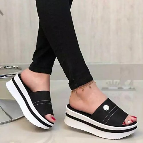 Women's Sandals Platform Sandals Wedge Heel Synthetics Solid Colored Red Black Blue
Women's Sandals Platform Sandals Wedge Heel Synthetics Solid Colored Red Black Blue