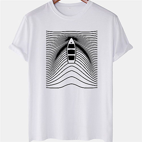 Men's Unisex Tee T shirt Hot Stamping Graphic Prints Rudder Plus Size Short Sleeve Casual Tops 100% Cotton Basic Designer Big and Tall White
Men's Unisex Tee T shirt Hot Stamping Graphic Prints Rudder Plus Size Short Sleeve Casual Tops 100% Cotton Basic Designer Big and Tall White