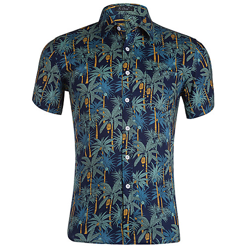 Men's Shirt Plants Short Sleeve Casual Tops 100% Cotton Simple Casual Breathable Comfortable White Black Blue
Men's Shirt Plants Short Sleeve Casual Tops 100% Cotton Simple Casual Breathable Comfortable White Black Blue