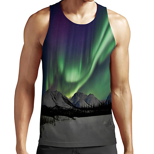 Men's Unisex Tank Top Undershirt 3D Print Scenery Graphic Prints Plus Size Print Sleeveless Casual Tops Basic Fashion Designer Breathable Green
Men's Unisex Tank Top Undershirt 3D Print Scenery Graphic Prints Plus Size Print Sleeveless Casual Tops Basic Fashion Designer Breathable Green