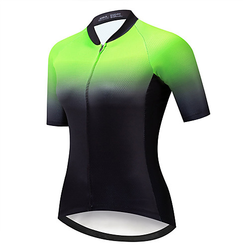 21Grams Women's Short Sleeve Cycling Jersey Summer Spandex Polyester Black / Green Gradient Bike Jersey Top Mountain Bike MTB Road Bike Cycling Quick Dry Moisture Wicking Breathable Sports Clothing
21Grams Women's Short Sleeve Cycling Jersey Summer Spandex Polyester Black / Green Gradient Bike Jersey Top Mountain Bike MTB Road Bike Cycling Quick Dry Moisture Wicking Breathable Sports Clothing