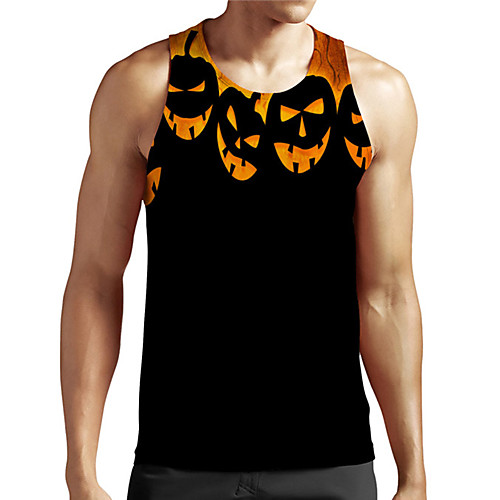 Men's Unisex Tank Top Undershirt 3D Print Graphic Prints Pumpkin Plus Size Print Sleeveless Casual Tops Basic Designer Big and Tall Black
Men's Unisex Tank Top Undershirt 3D Print Graphic Prints Pumpkin Plus Size Print Sleeveless Casual Tops Basic Designer Big and Tall Black