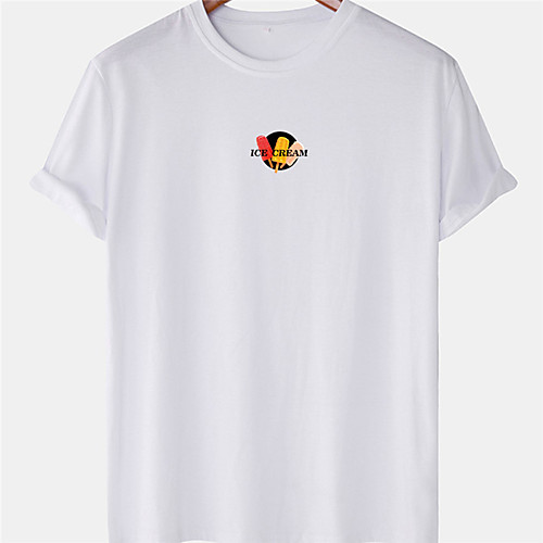Men's Unisex Tee T shirt Hot Stamping Graphic Prints Ice Cream Letter Plus Size Short Sleeve Casual Tops 100% Cotton Basic Designer Big and Tall White Blue Yellow
Men's Unisex Tee T shirt Hot Stamping Graphic Prints Ice Cream Letter Plus Size Short Sleeve Casual Tops 100% Cotton Basic Designer Big and Tall White Blue Yellow