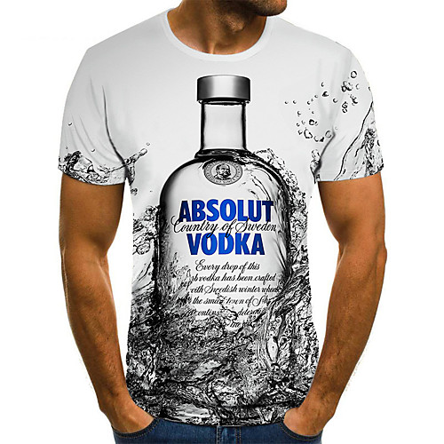 Men's Unisex Tee T shirt 3D Print Graphic Prints Wine bottle Plus Size Print Short Sleeve Casual Tops Basic Fashion Designer Big and Tall White
Men's Unisex Tee T shirt 3D Print Graphic Prints Wine bottle Plus Size Print Short Sleeve Casual Tops Basic Fashion Designer Big and Tall White