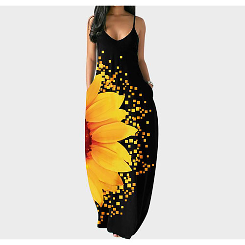 Women's Strap Dress Maxi long Dress Yellow Gray Green Sleeveless Floral Summer Casual Slim 2021 S M L XL XXL
Women's Strap Dress Maxi long Dress Yellow Gray Green Sleeveless Floral Summer Casual Slim 2021 S M L XL XXL