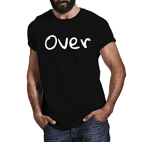 Men's Unisex Tee T shirt Hot Stamping Graphic Prints Letter Plus Size Print Short Sleeve Casual Tops Cotton Basic Fashion Designer Big and Tall Black
Men's Unisex Tee T shirt Hot Stamping Graphic Prints Letter Plus Size Print Short Sleeve Casual Tops Cotton Basic Fashion Designer Big and Tall Black