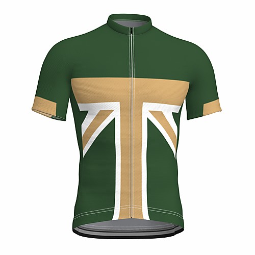 21Grams Men's Short Sleeve Cycling Jersey Summer Spandex Polyester Green / Yellow UK National Flag Bike Jersey Top Mountain Bike MTB Road Bike Cycling UV Resistant Quick Dry Breathable Sports
21Grams Men's Short Sleeve Cycling Jersey Summer Spandex Polyester Green / Yellow UK National Flag Bike Jersey Top Mountain Bike MTB Road Bike Cycling UV Resistant Quick Dry Breathable Sports