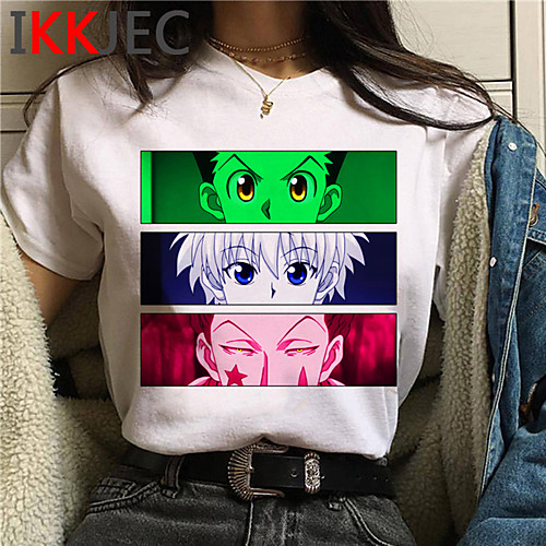 Inspired by Hunter X Hunter Killua Zoldyck Cosplay Costume T-shirt Polyester / Cotton Blend Print Harajuku Graphic Kawaii T-shirt For Women's / Men's
Inspired by Hunter X Hunter Killua Zoldyck Cosplay Costume T-shirt Polyester / Cotton Blend Print Harajuku Graphic Kawaii T-shirt For Women's / Men's