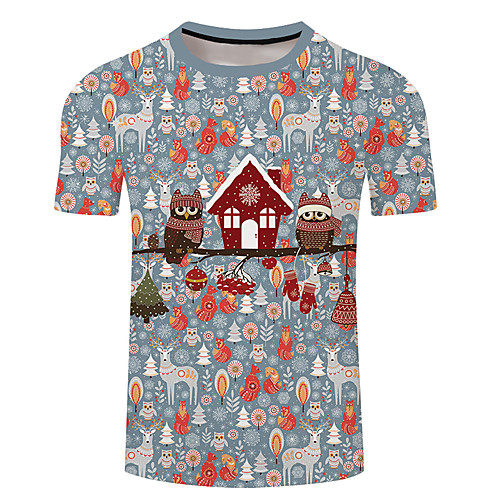 Men's Unisex Tee T shirt 3D Print Graphic Prints Owl Plus Size 3D Print Short Sleeve Casual Tops Basic Designer Big and Tall Purple Light Purple Black
Men's Unisex Tee T shirt 3D Print Graphic Prints Owl Plus Size 3D Print Short Sleeve Casual Tops Basic Designer Big and Tall Purple Light Purple Black
