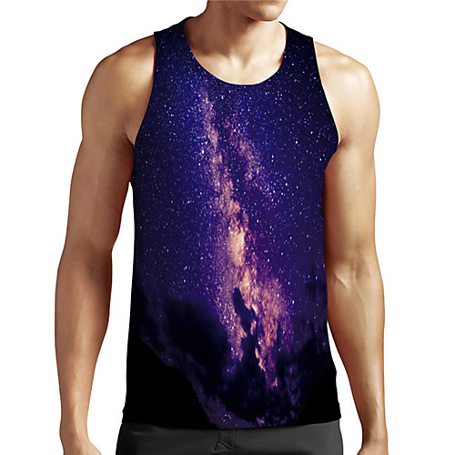 Men's Unisex Tank Top Undershirt 3D Print Galaxy Graphic Prints Plus Size Print Sleeveless Casual Tops Basic Designer Big and Tall Blue
Men's Unisex Tank Top Undershirt 3D Print Galaxy Graphic Prints Plus Size Print Sleeveless Casual Tops Basic Designer Big and Tall Blue